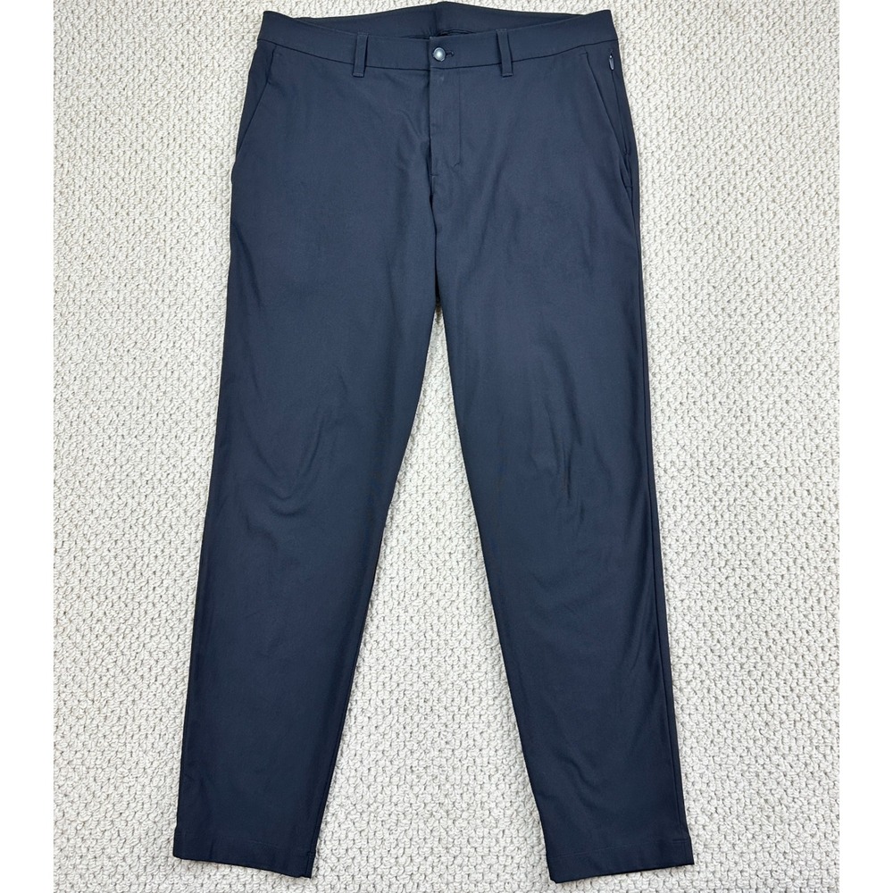 Lululemon Pants Mens 35 Black ABC Slim Fit Warpstreme 5 Pocket Trousers LM5AO4S